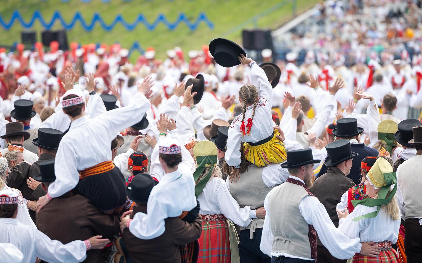 Kalevi staadionil toimus tantsupeo peaproov-etendus