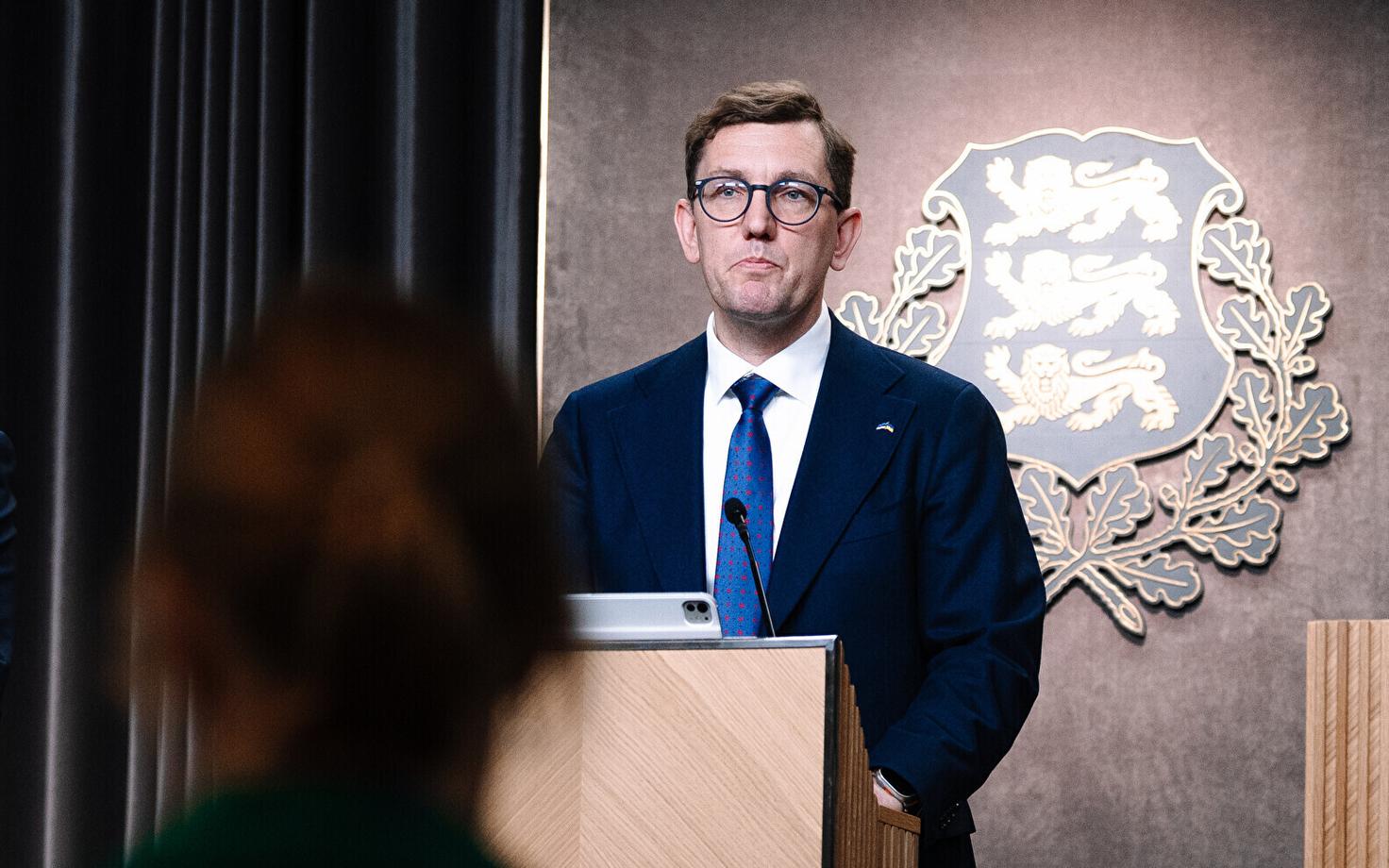 Kristen Michal valitsuse pressikonverentsil