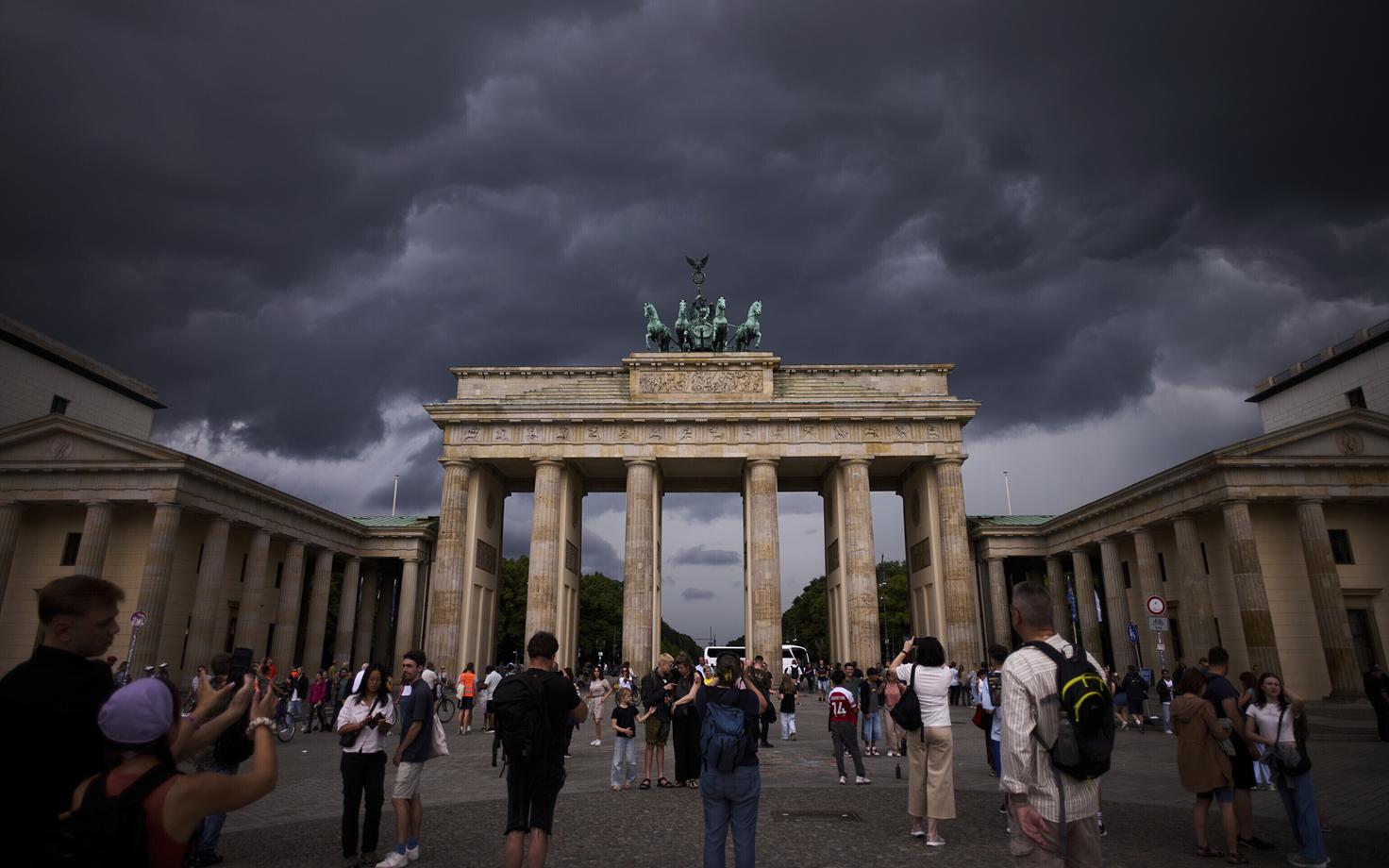 Бранденбургские ворота в Берлине.
