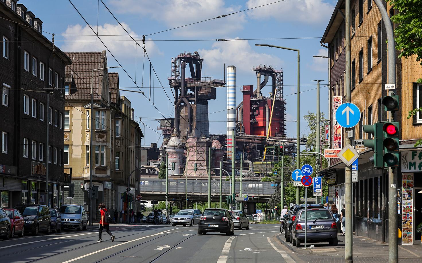 Saksamaal asuv tööstuslinn Duisburg