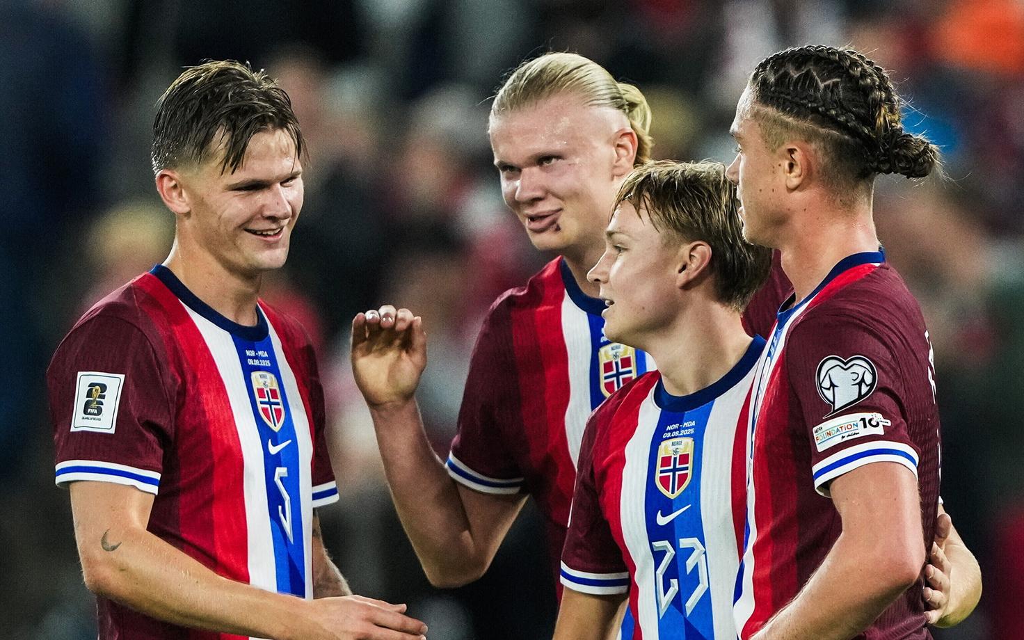 Давид Мёллер Вольфе, Эрлинг Холанн, Андреас Шельдеруп и Тело Аасгорд.