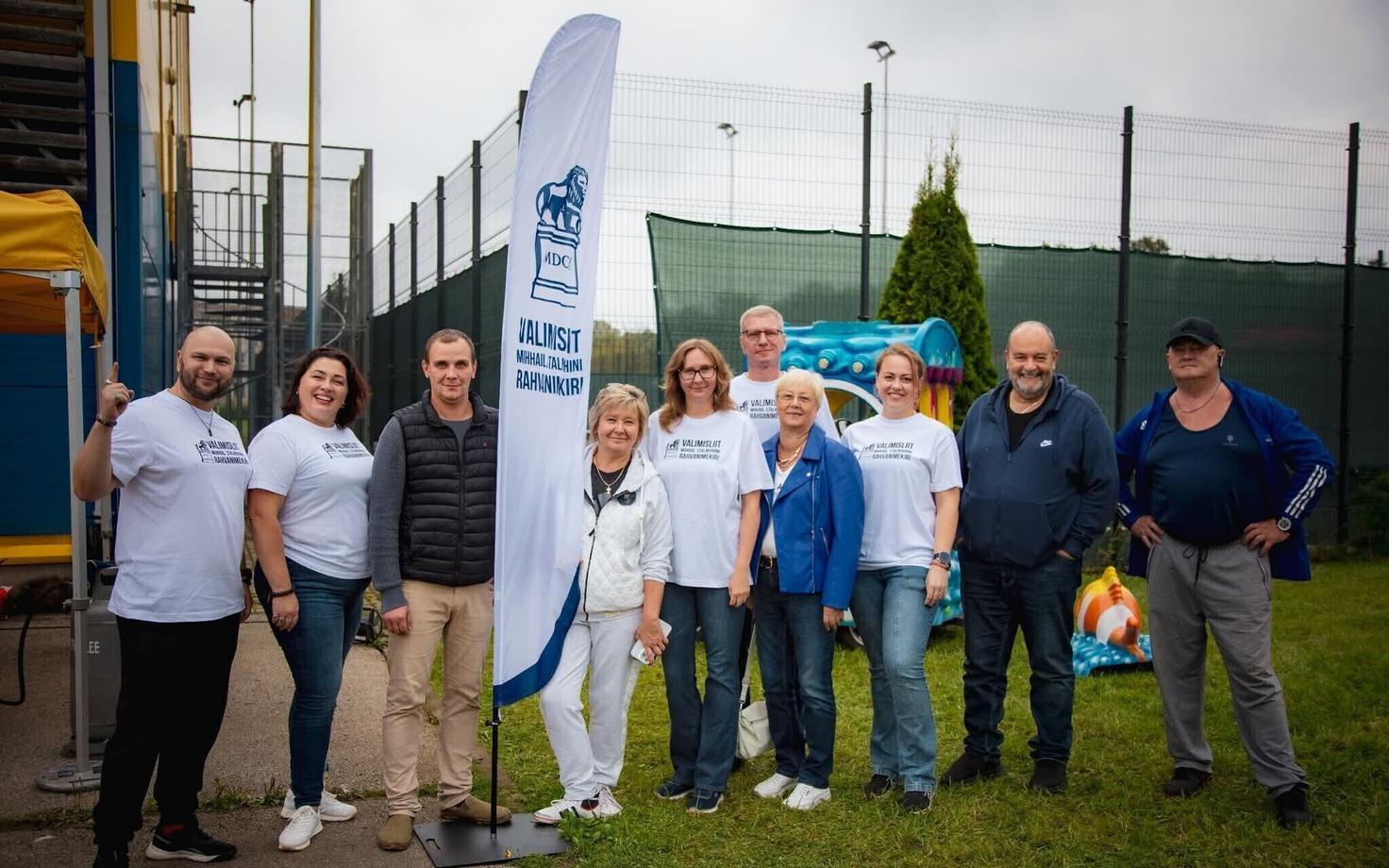 Часть кандидатов списка избирательного союза Михила Стальнухина.