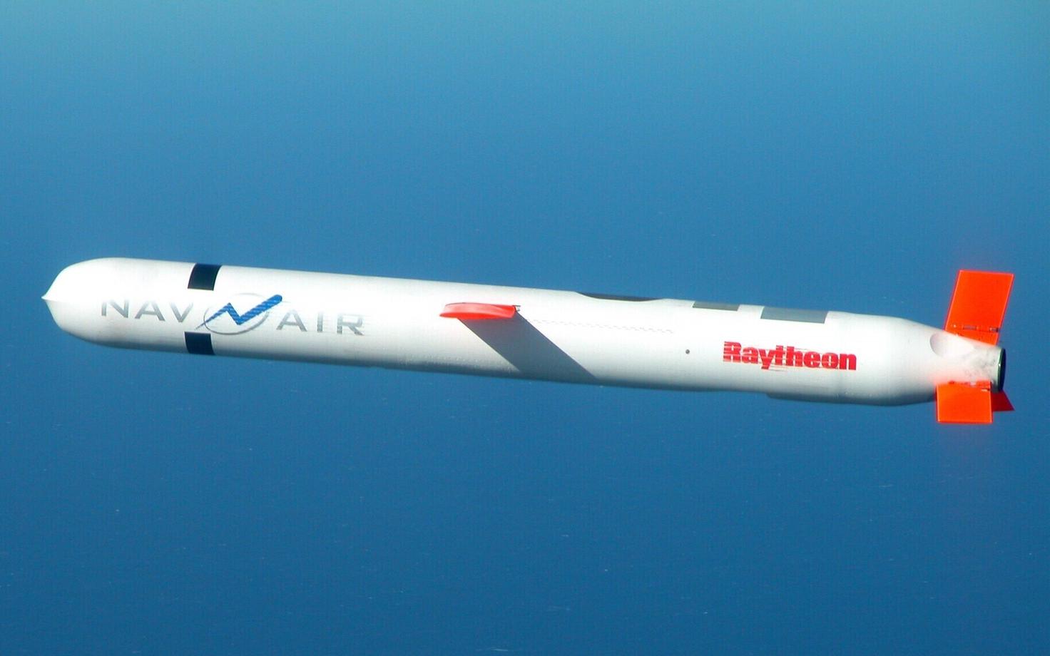 Tomahawk Block IV cruise missile during a flight test.