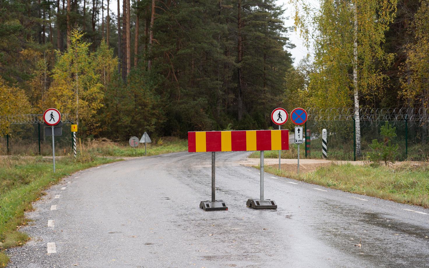 10 октября проезд через Саатсеский сапог был закрыт.