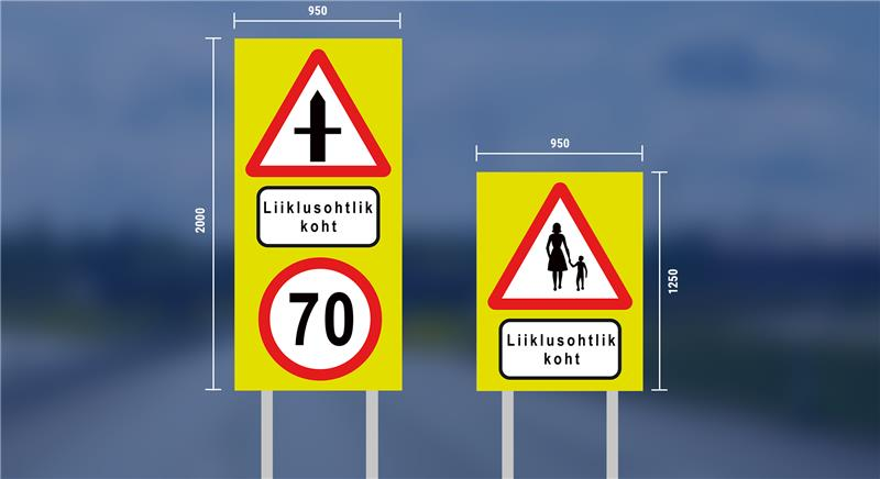 Liiklusohtlike kohtade märgid