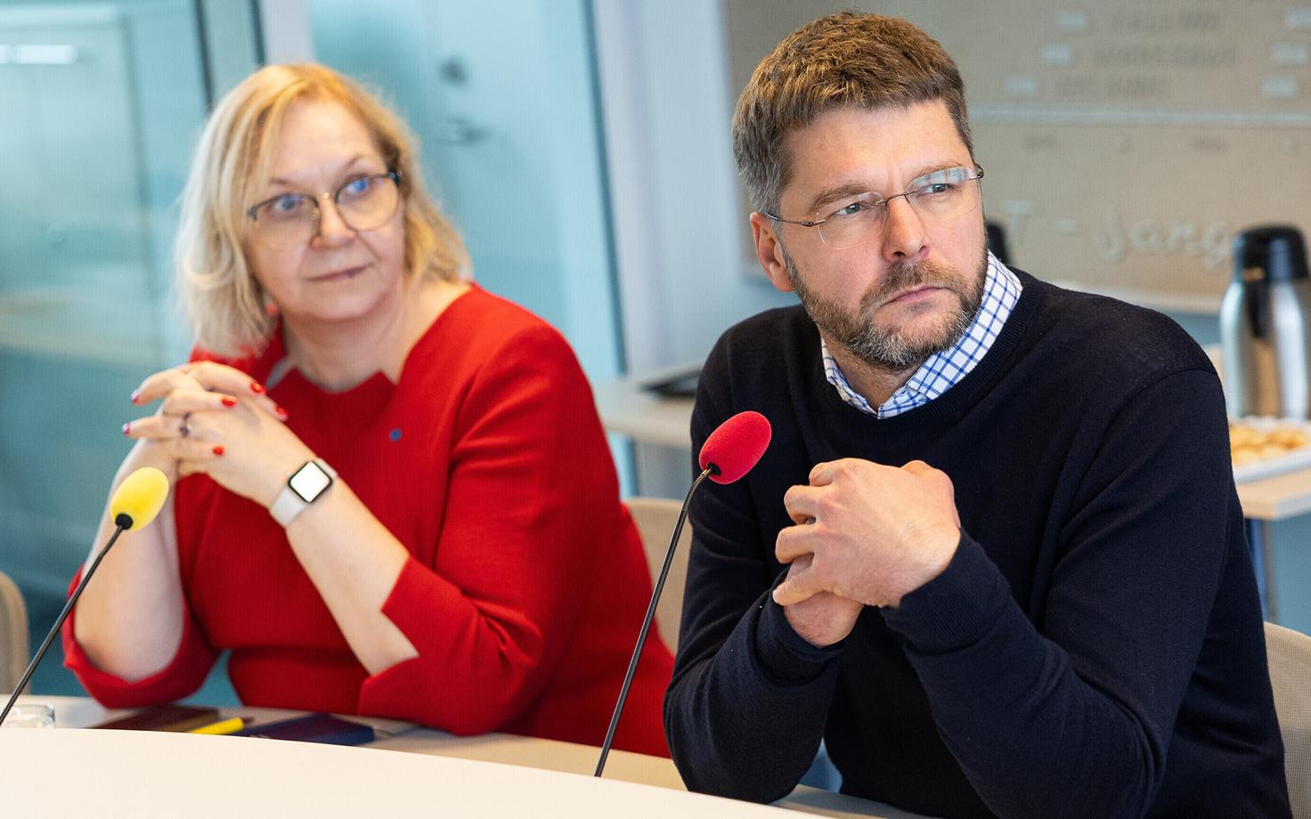 Марис Лаури и Евгений Осиновский.