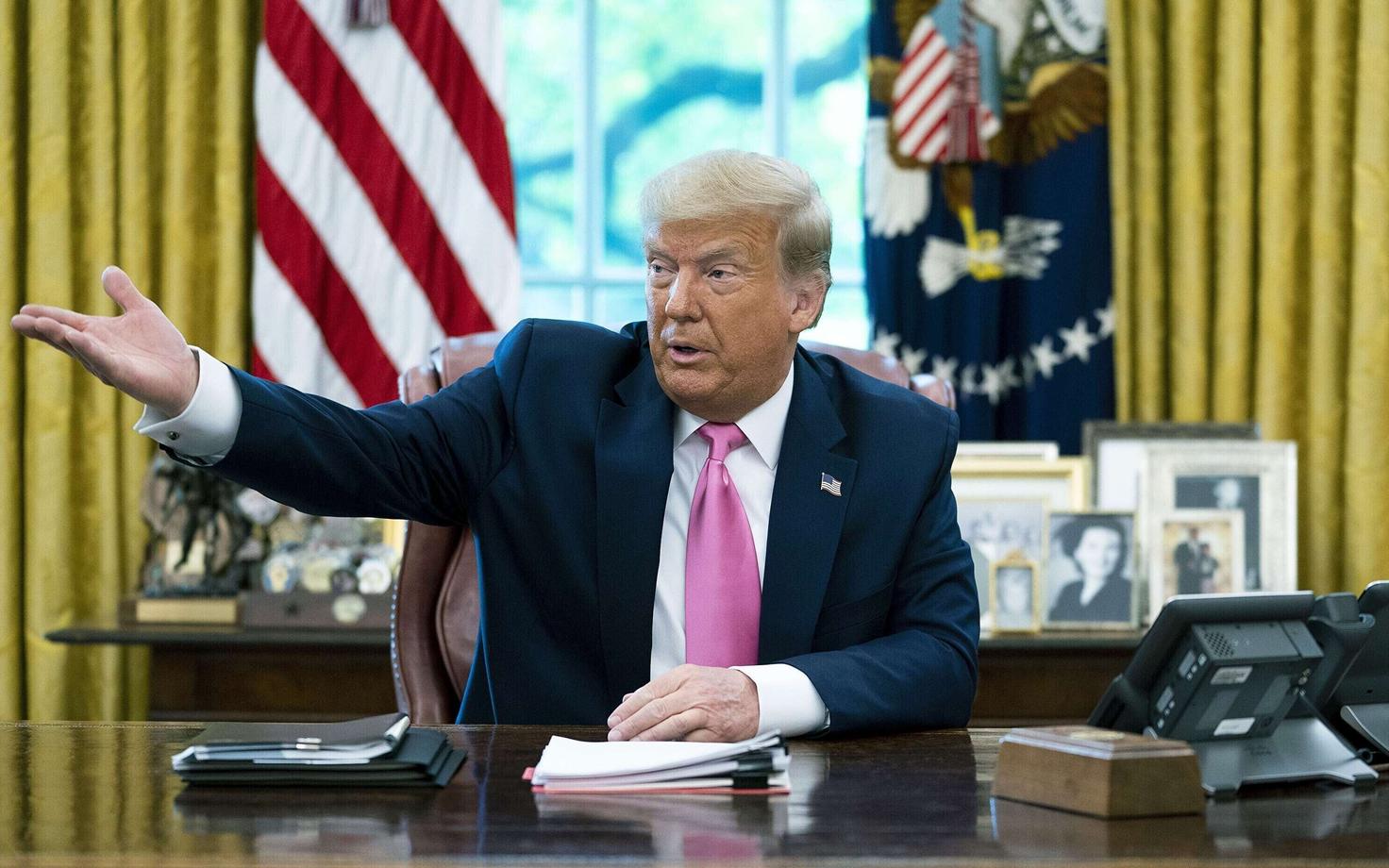 USA president Donald Trump