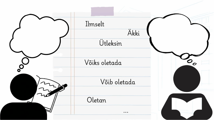 Mitmesuguseid pehmendajaid kasutavad oma tekstides nii üliõpilased kui ka näiteks teadusartiklite autorid.