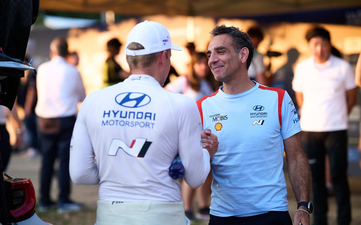 Ott Tänak ja Cyril Abiteboul