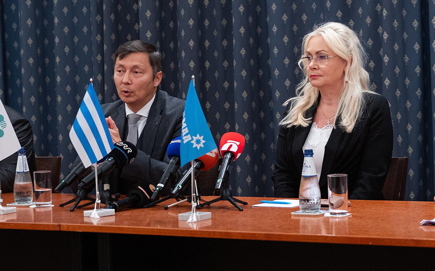 Mihhail Kõlvart and Riina Solman