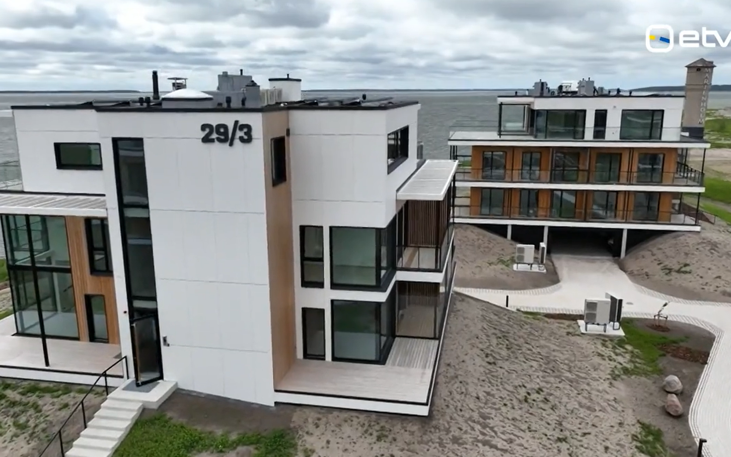 Shorefront newbuilds in Haapsalu.