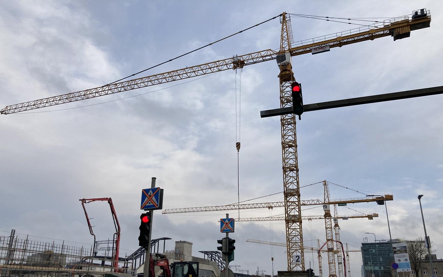 Строительство терминала Rail Baltic.