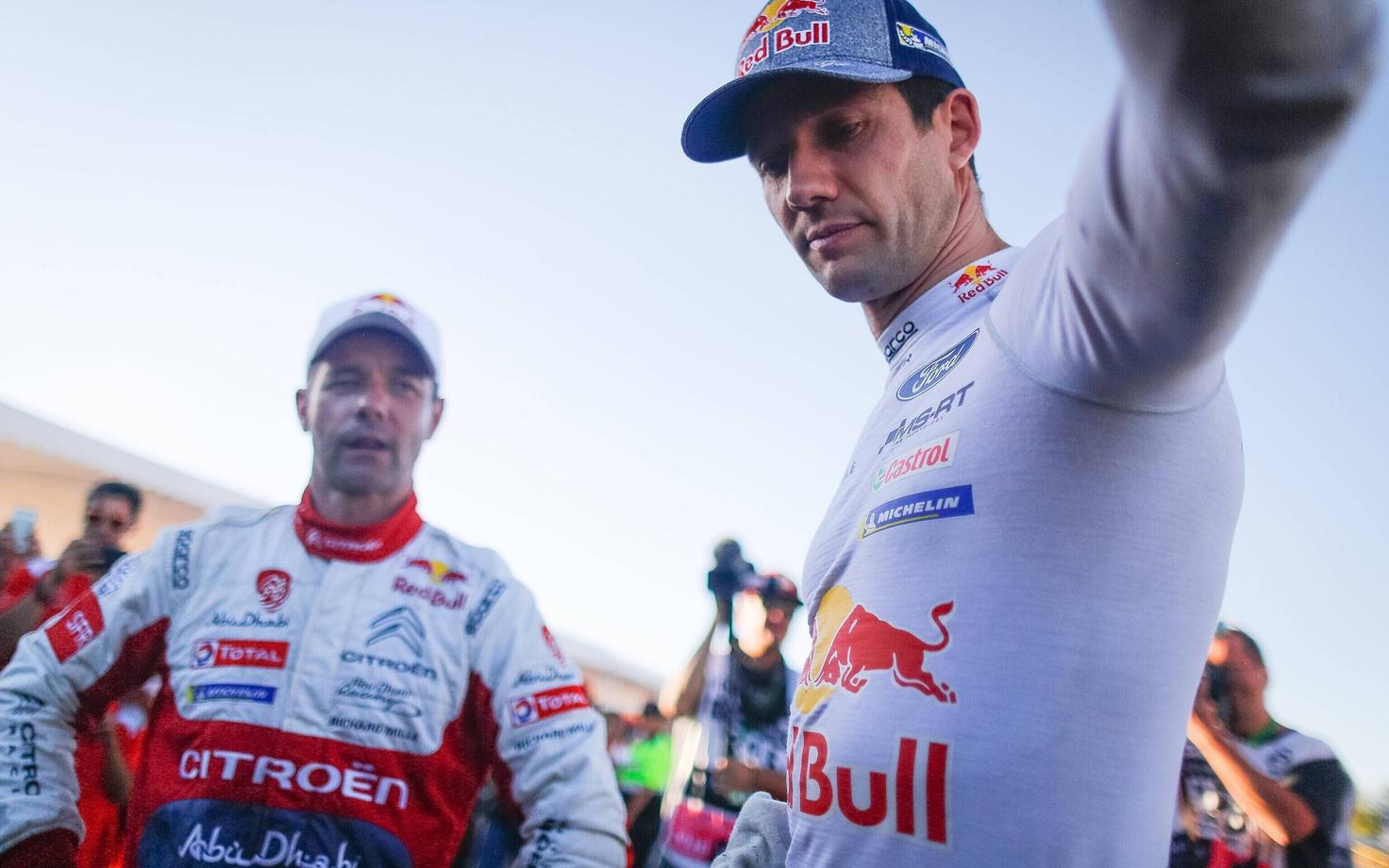 Sebastien Loeb (vasakul) ja Sebastien Ogier
