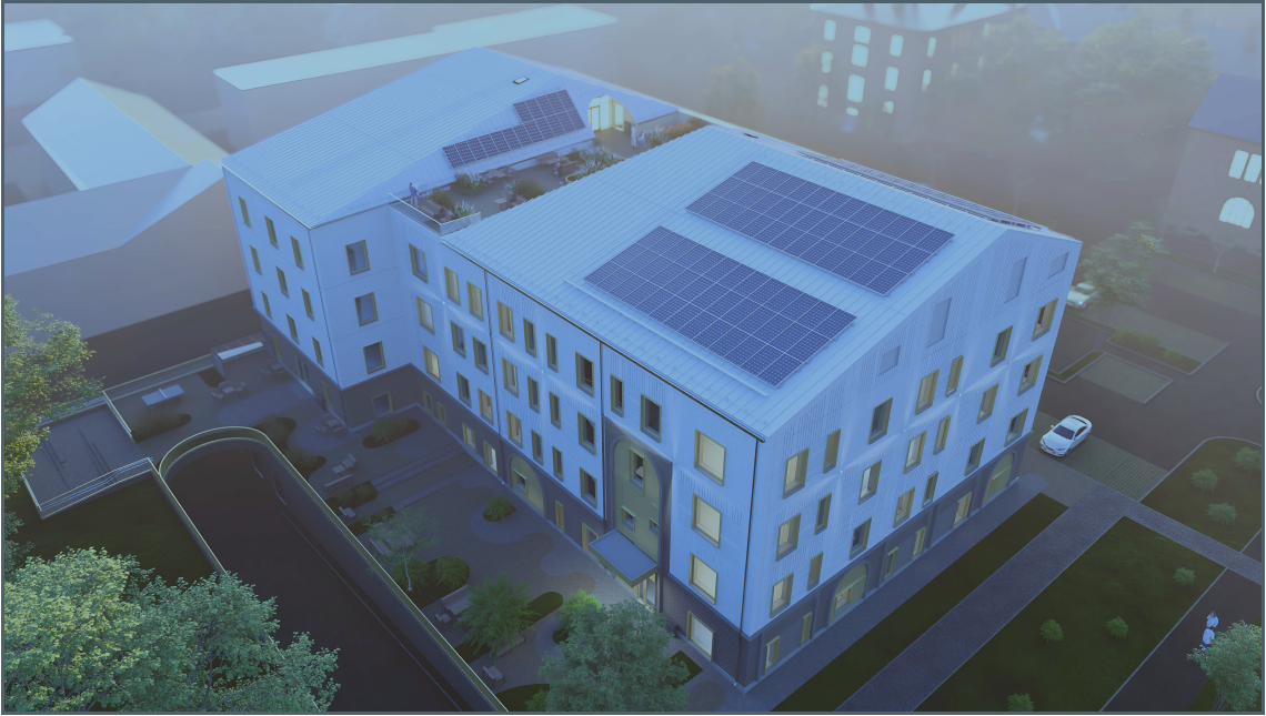 Корпус Е Нарвской больницы.