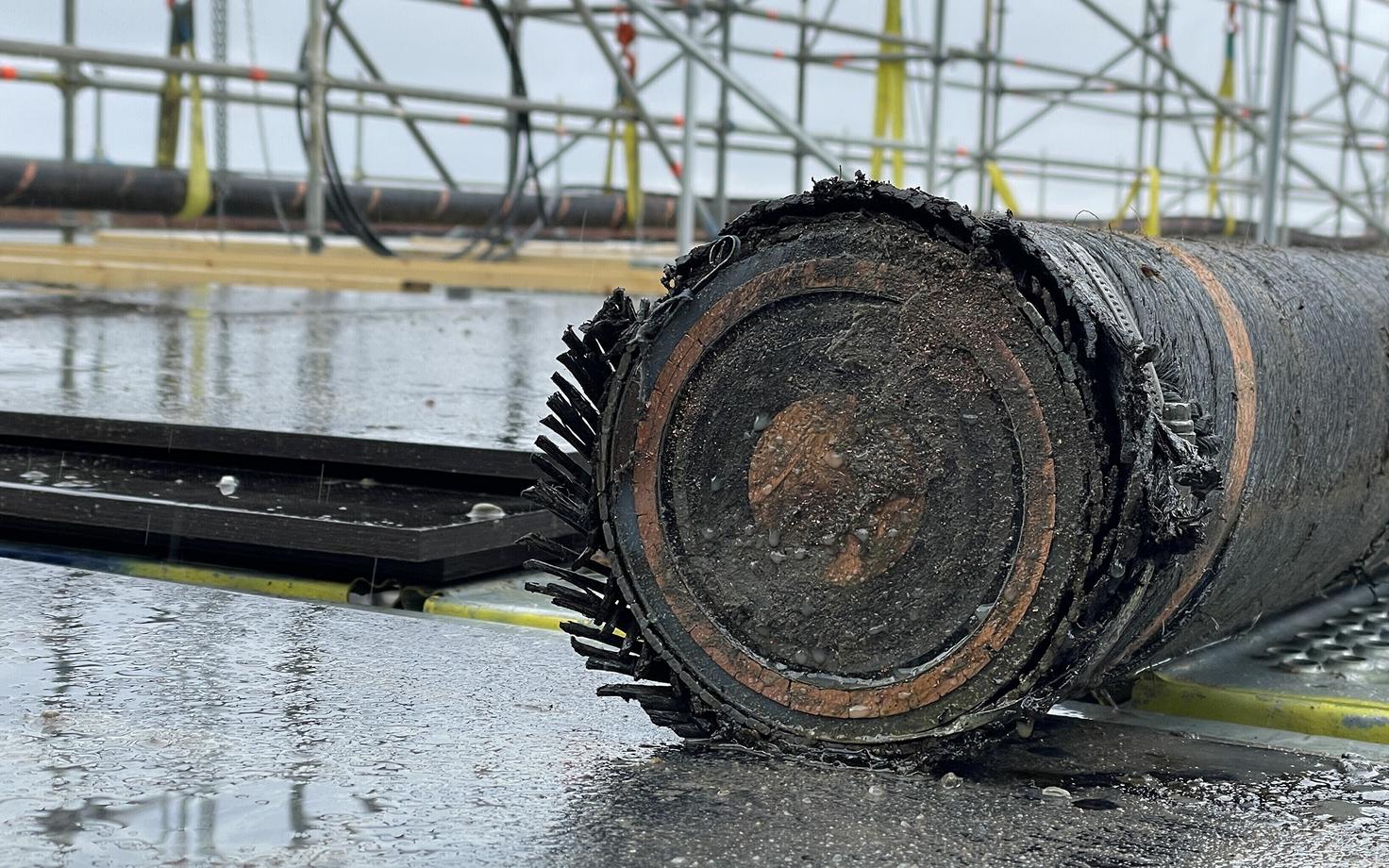 Работы по ремонту Estlink 2 в июле 2024 года.