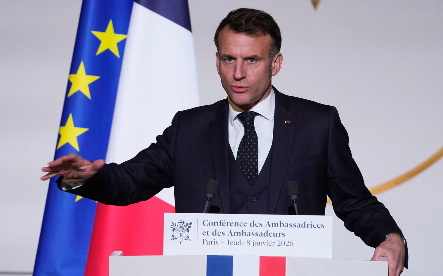 Президент Франциии Эммануэль Макрон.