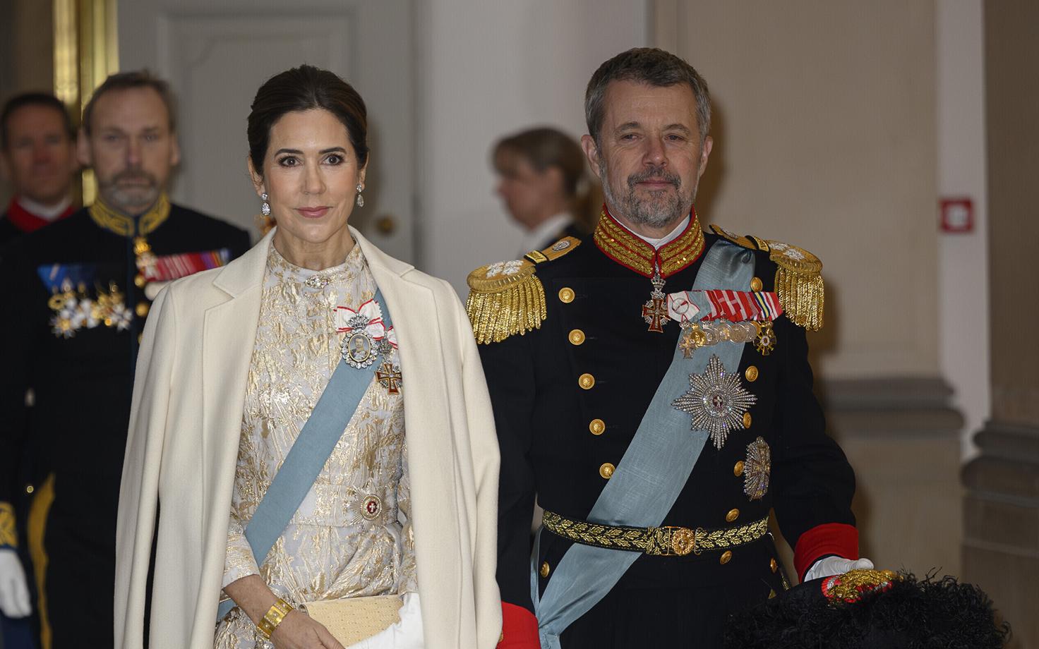 Король Дании Фредерик X и королева Мария.