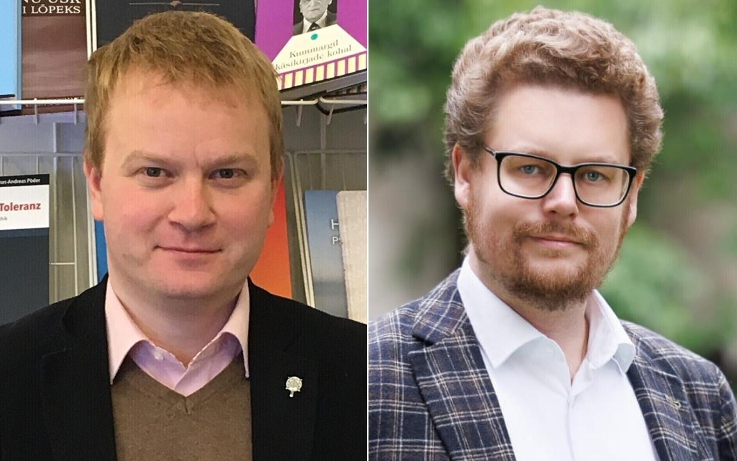 Прийт Рохтметс (слева) и Дэвид Хейт-Штаде.