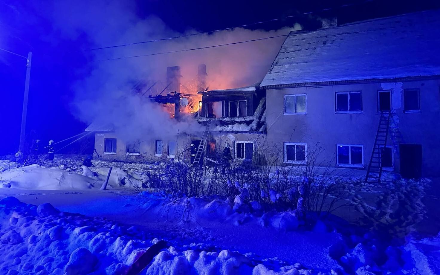 Пожар в Роэла.