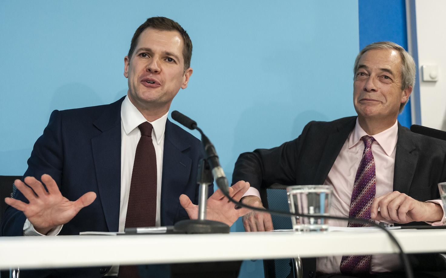 Robert Jenrick ja Nigel Farage