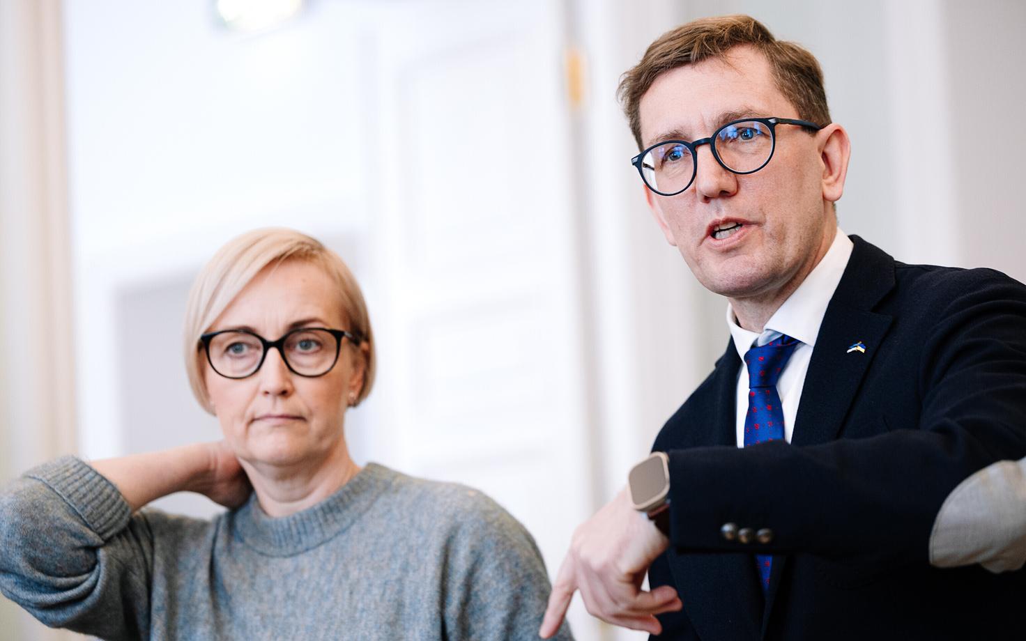 Eesti 200 esimees Kristina Kallas ja Reformierakonna esimees Kristen Michal.