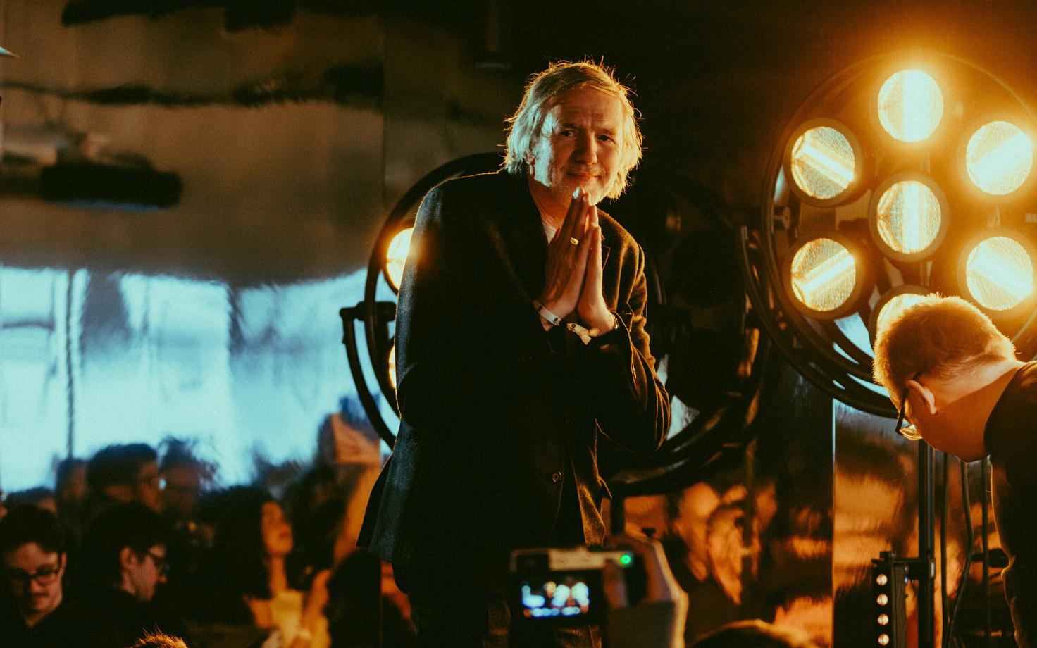 Anton Corbijn at the opening of his retrospective exhibition at Fotografiska Tallinn.
