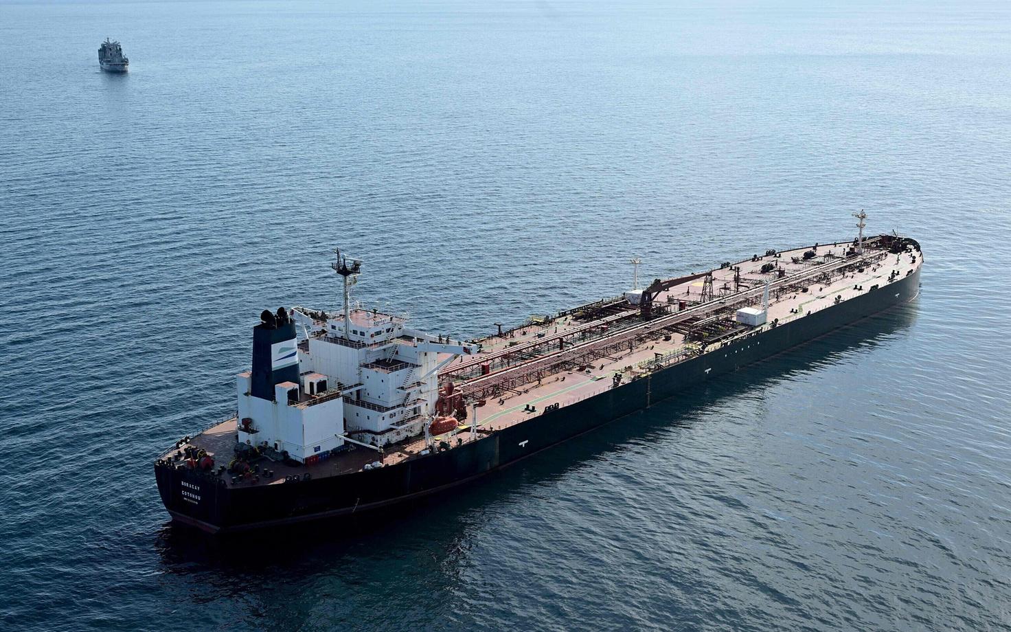 Танкер Boracay из российского теневого флота, задержанный французскими властями.