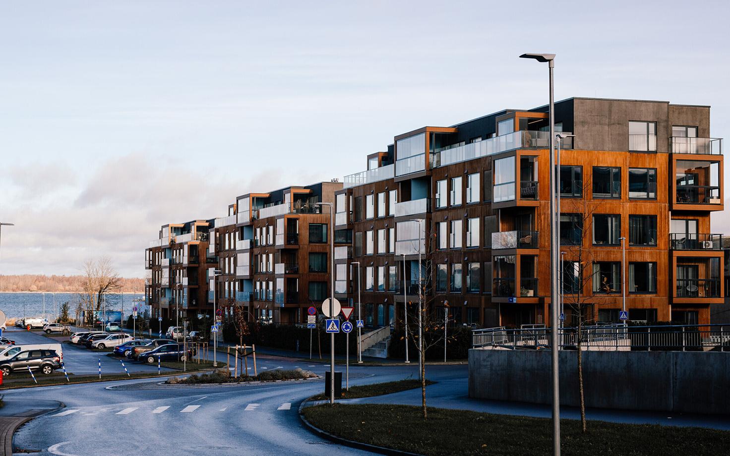 Новостройки на Коплиских линиях.