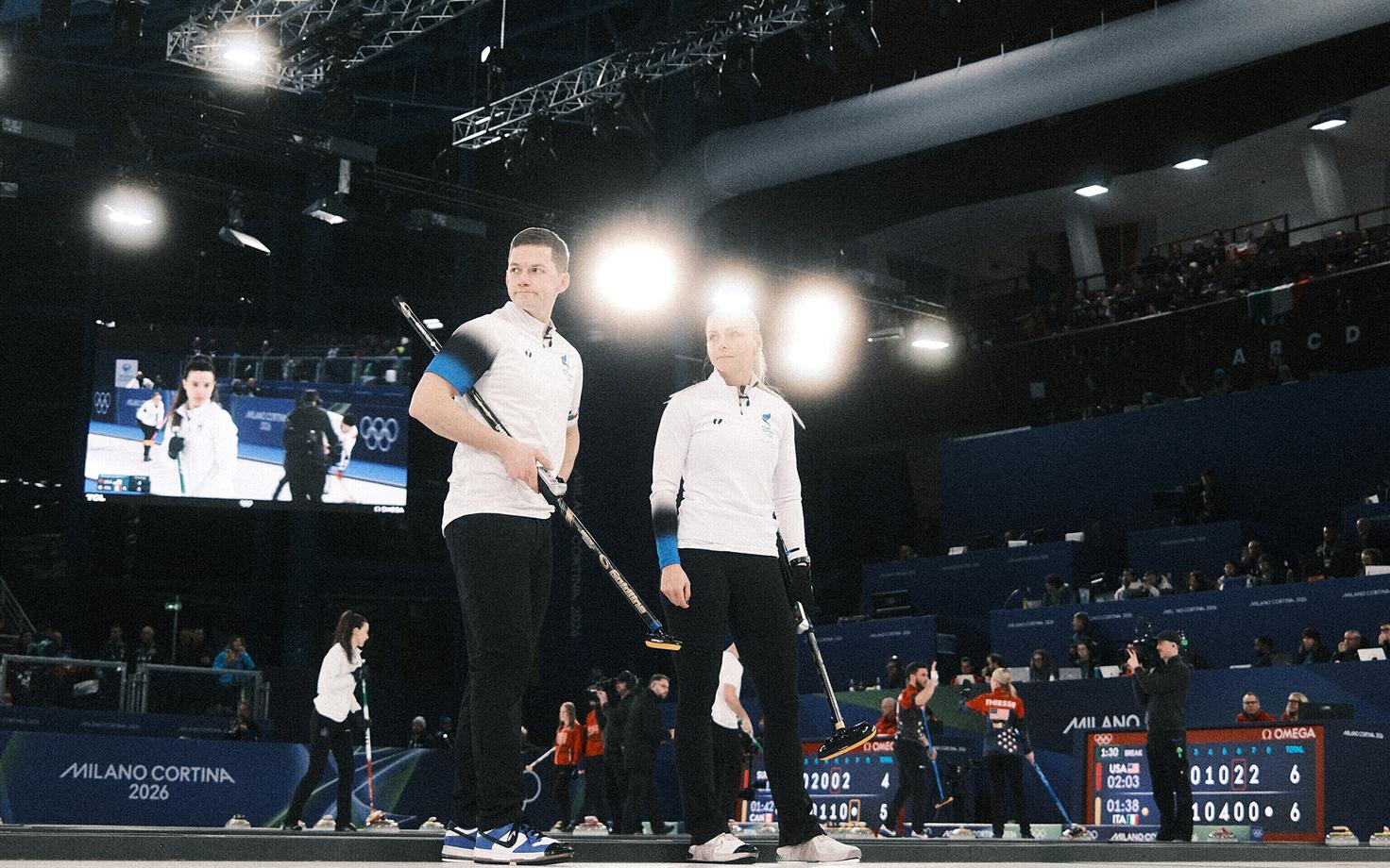 Milano Cortina olümpia segapaaride kurling. Eesti - Tšehhi