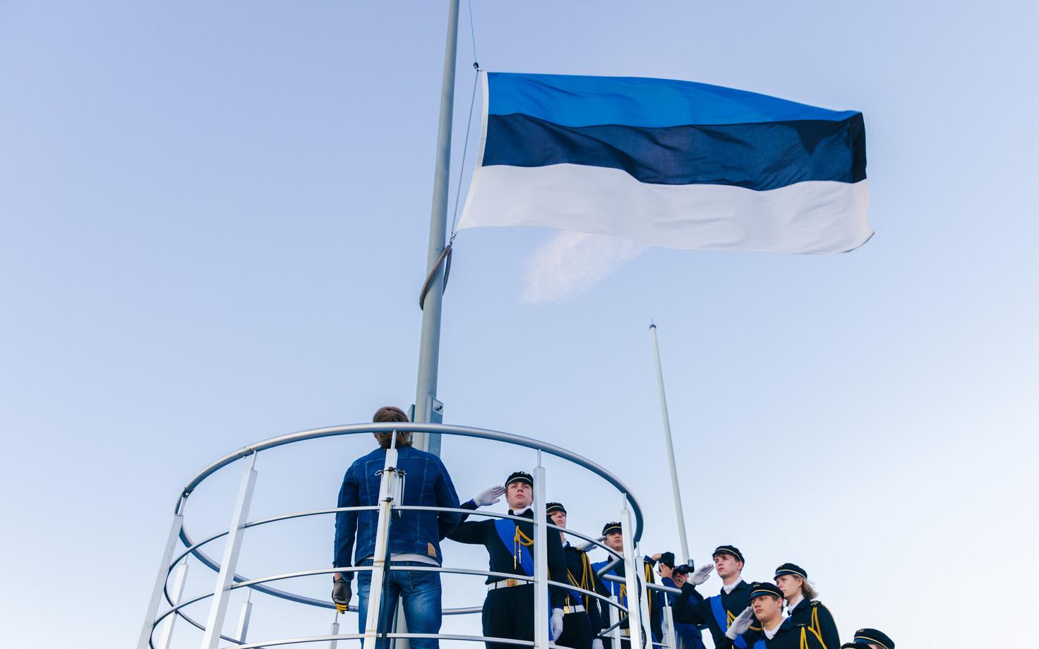 Флаг Эстонии.