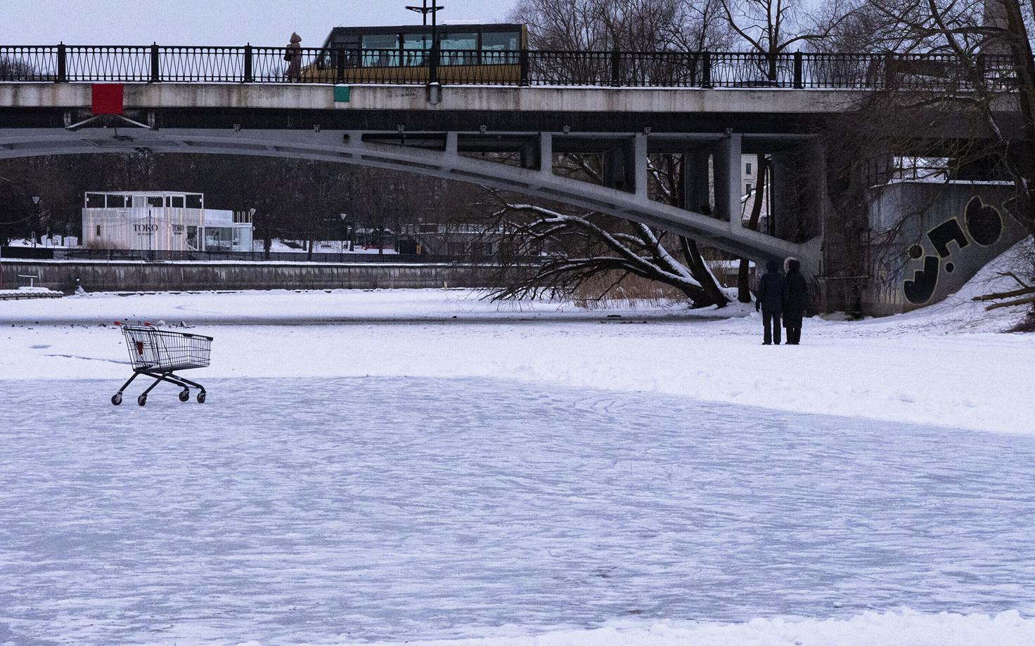 Река Эмайыги в Тарту.