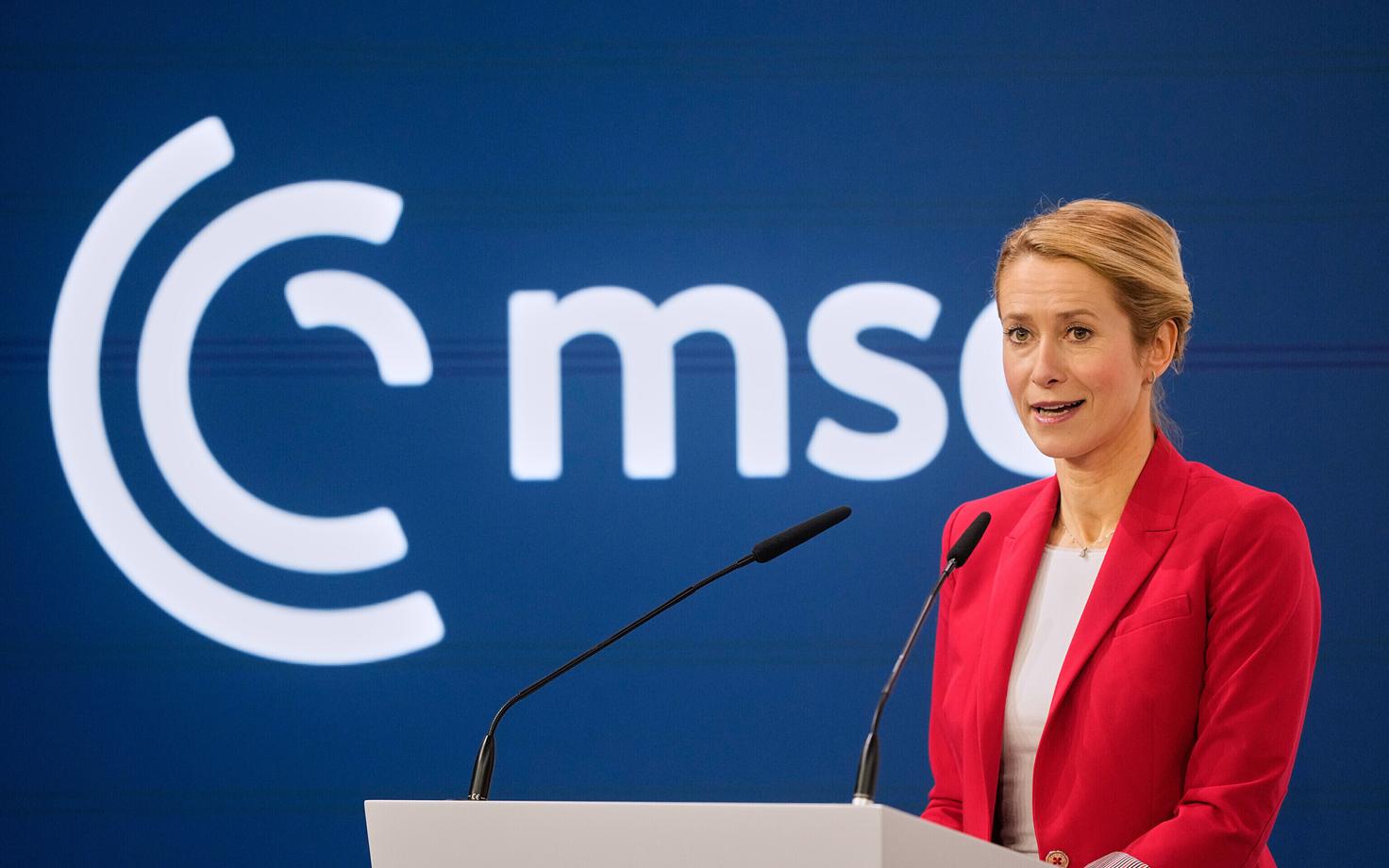 Kaja Kallas Müncheni julgeolekukonverentsil.