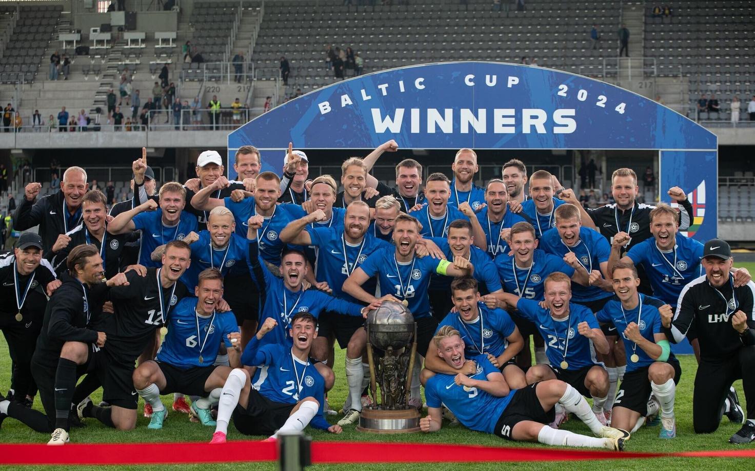 Эстония выиграла Кубок Балтии в 2024 году.