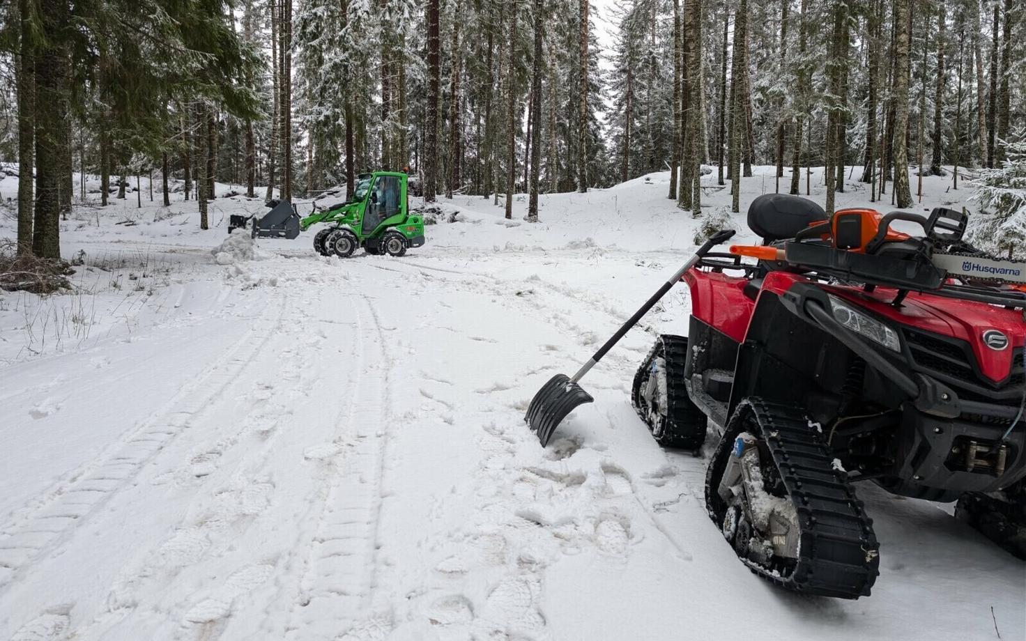 Lumeolud Haanjas maratonirajal selle nädala alguses
