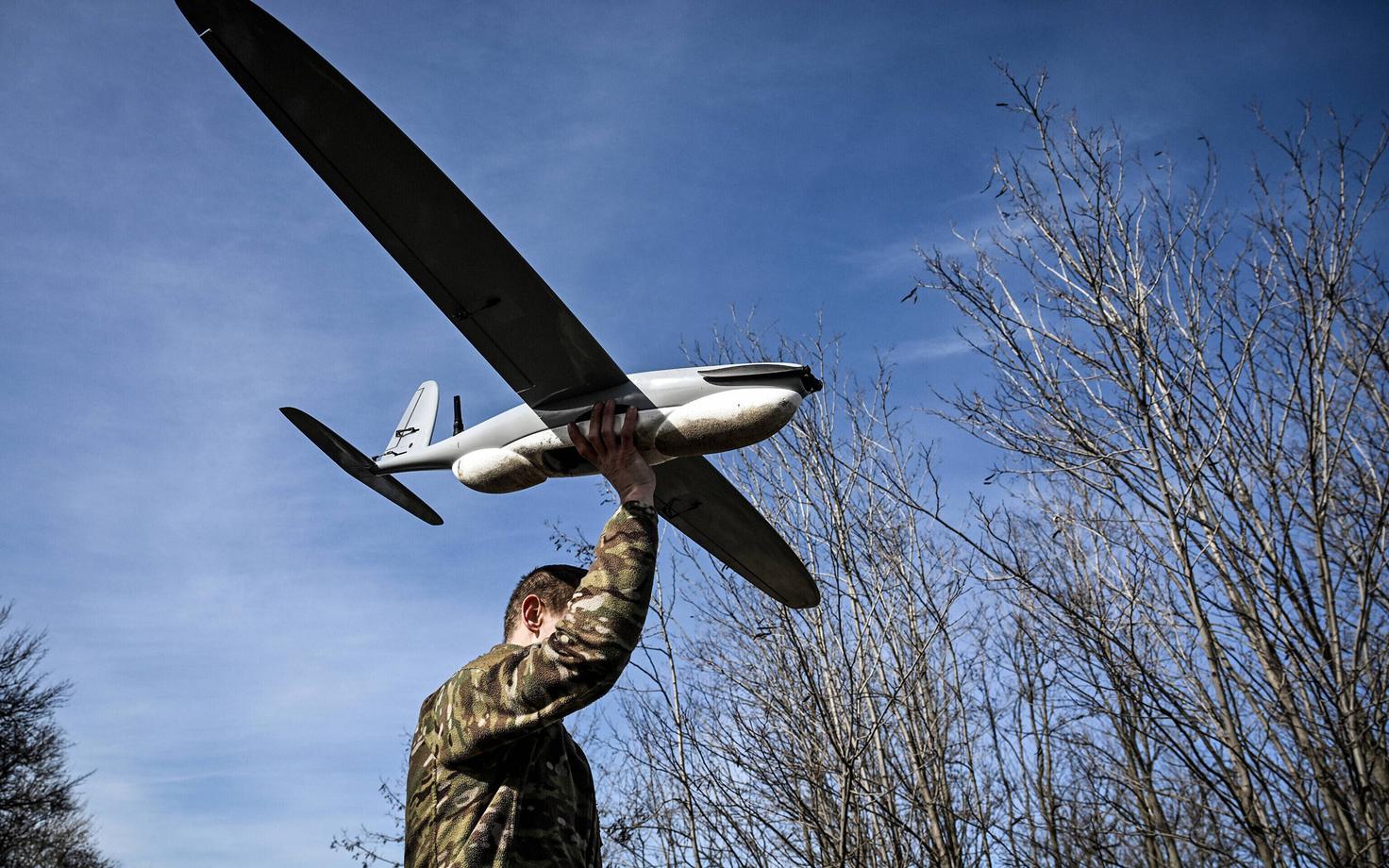 Украинский оператор дрона.