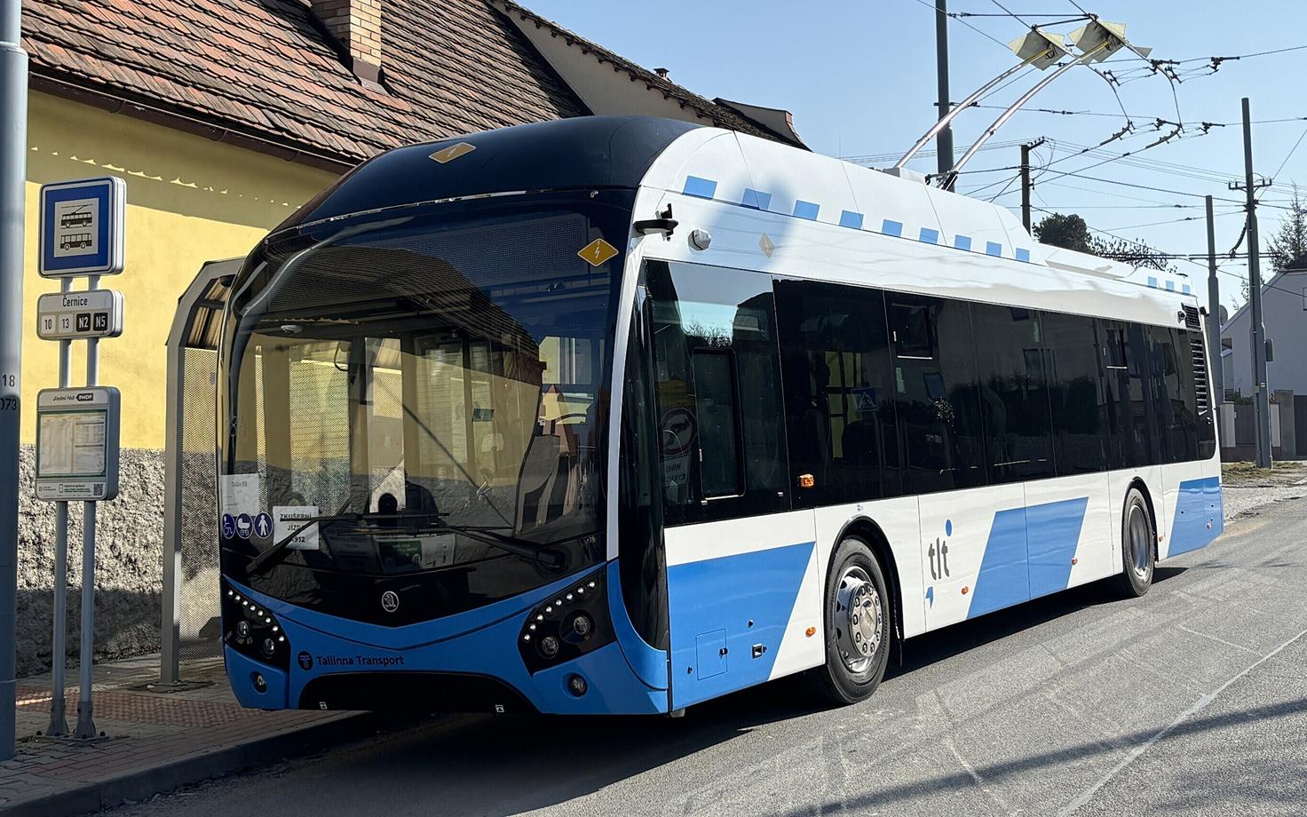 Новый троллейбус Škoda.