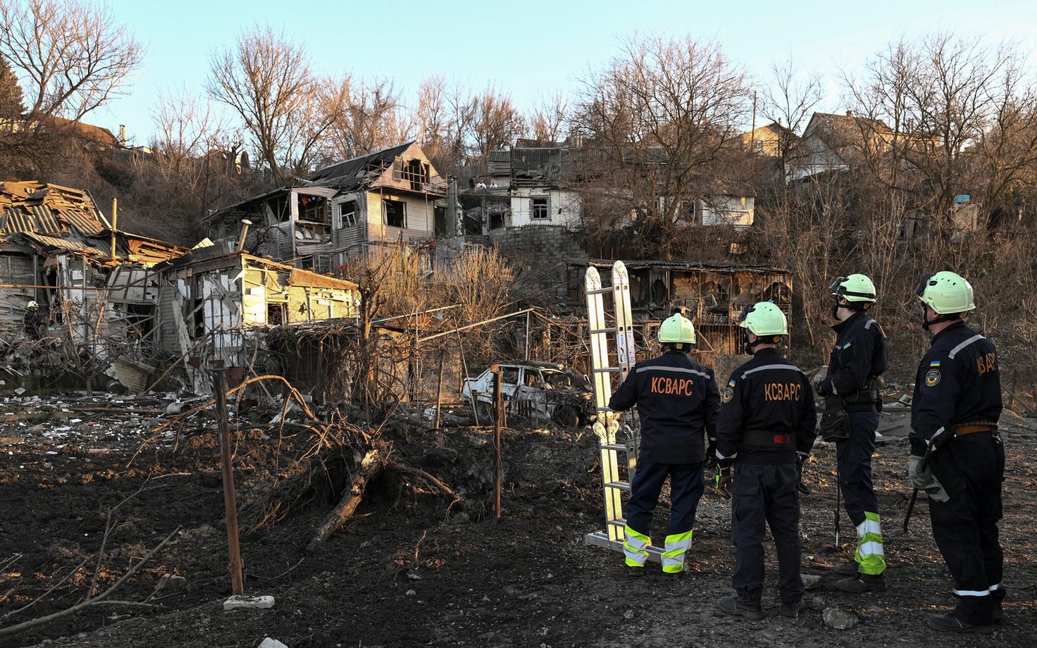 Запорожье после российского удара.