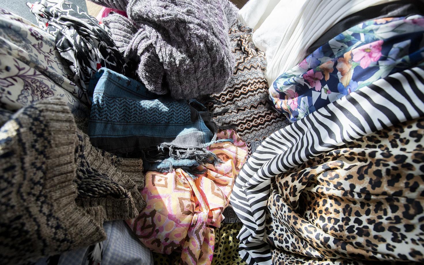 Текстильные отходы.