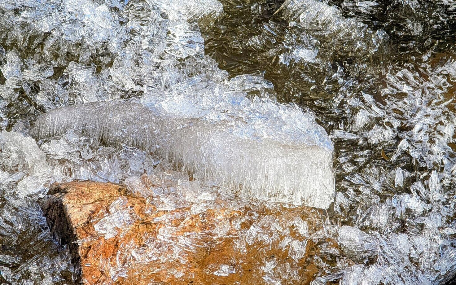 Лед весной.