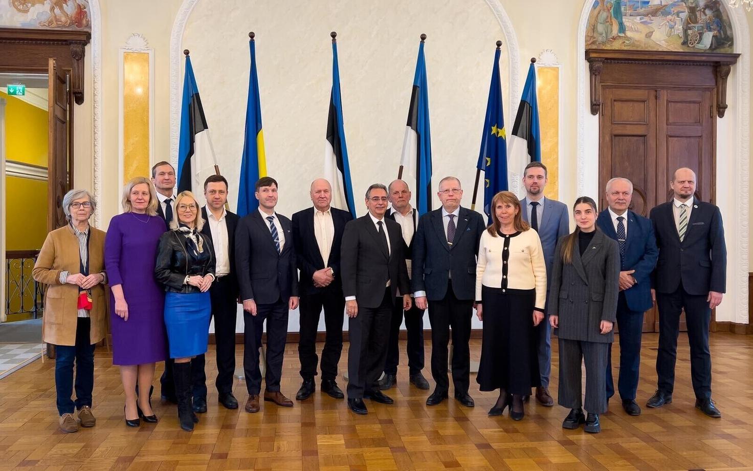 Встреча парламентской группы Эстония-США с американским послом в Эстонии.