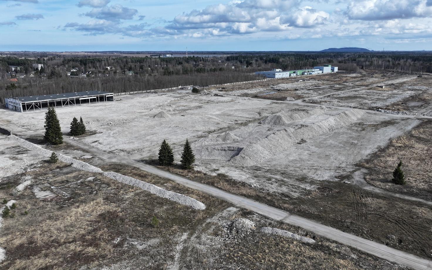 Территория будущего бизнес-парка в Пюсси.