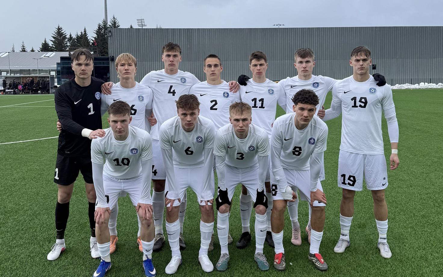 Молодежная сборная Эстонии по футболу.