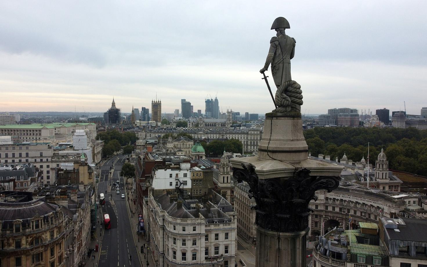 Trafalgari väljakul asuv Nelsoni monument