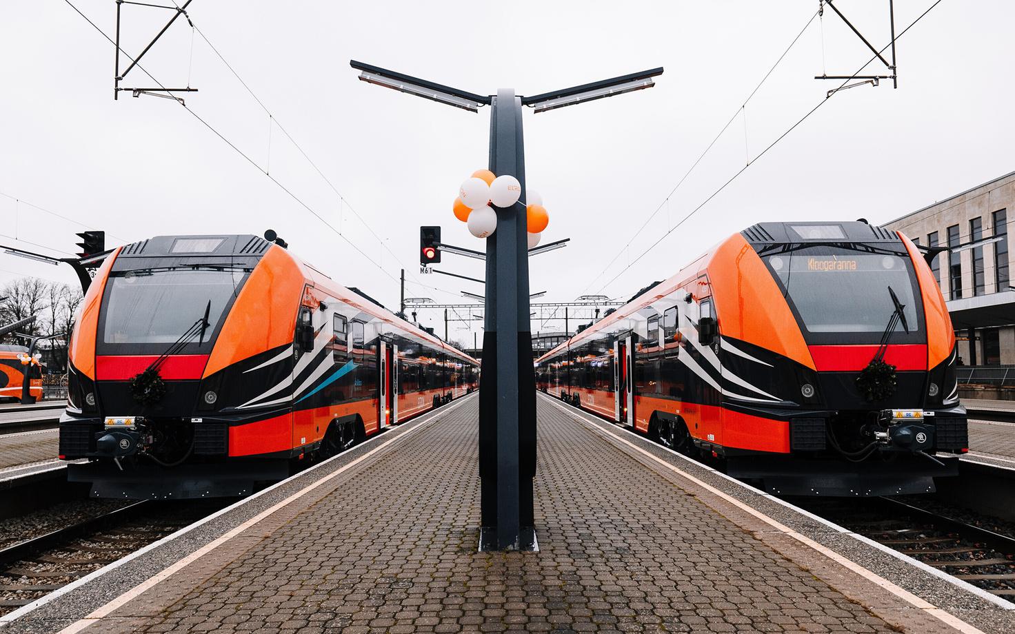 Новые электропоезда Elron.