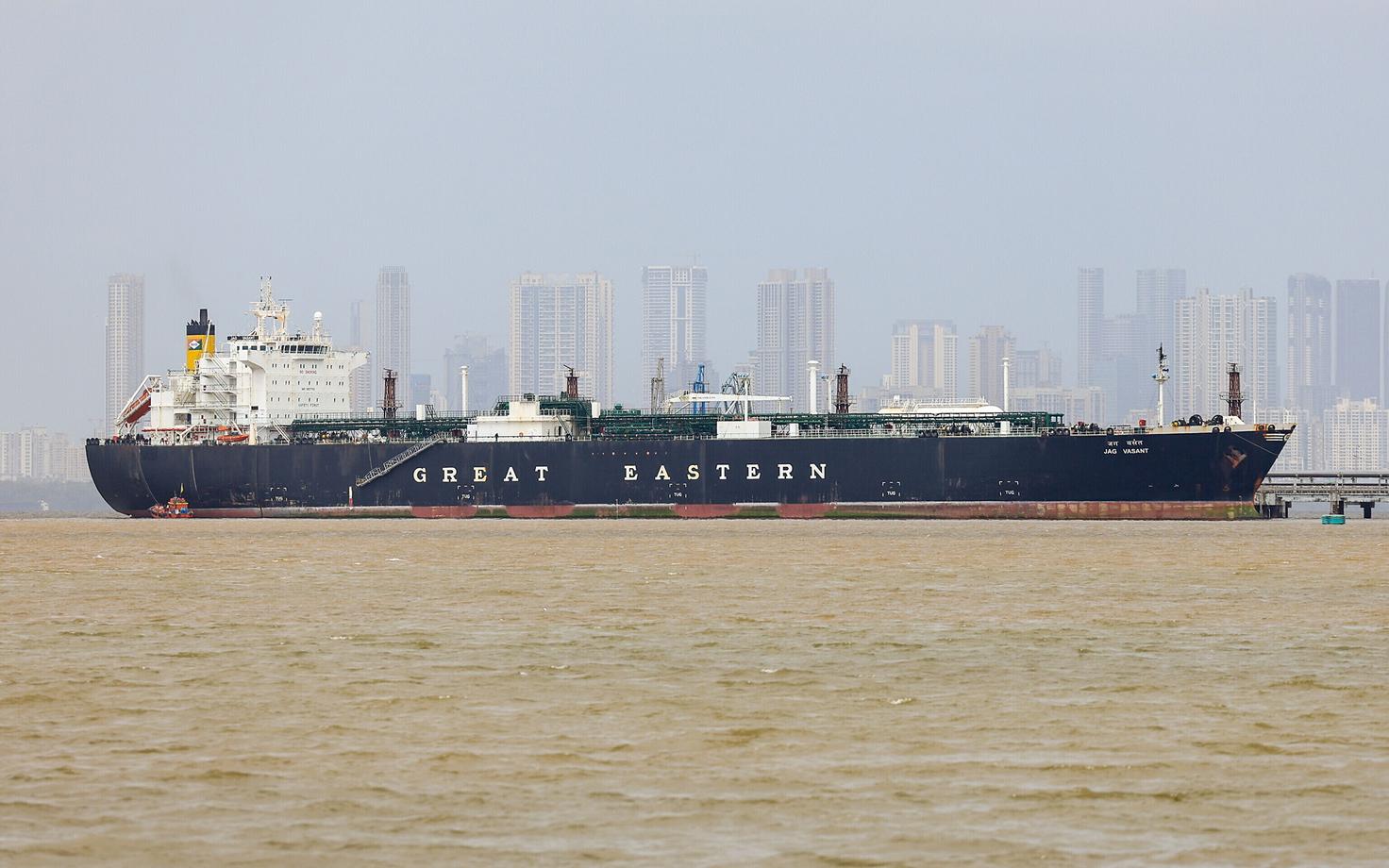 Нефтяной танкер. Иллюстративная фотография.