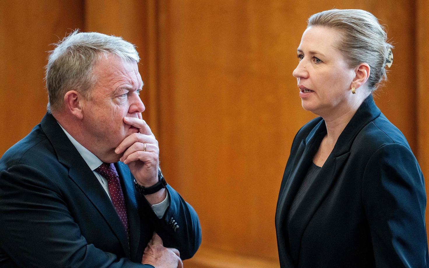 Ларс Лёкке Расмуссен и Метте Фредериксен.