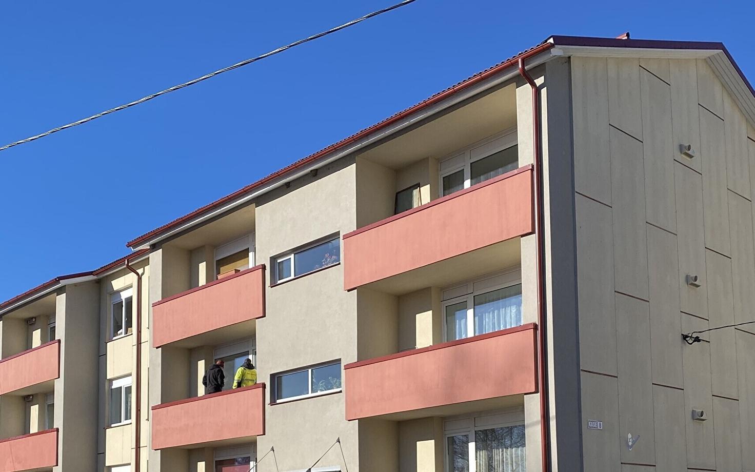 Renovated apartment building in Järva-Jaani.
