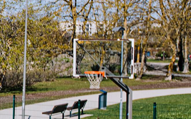 Баскетбольное кольцо.