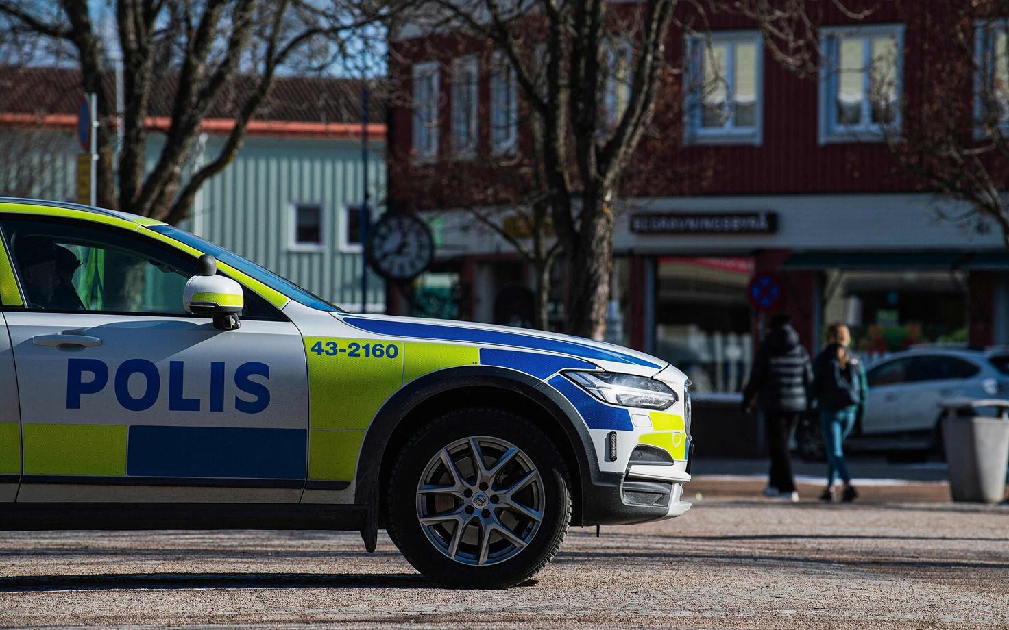 Автомобиль полиции Швеции. Иллюстративное фото.