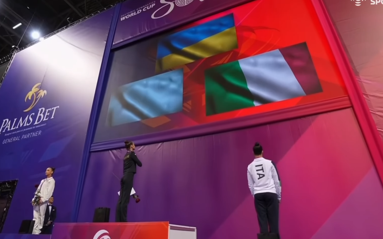 Sofia MK-etapi rõngakava medalitseremoonia